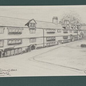 Pencil Drawing Of Oxford By John peat